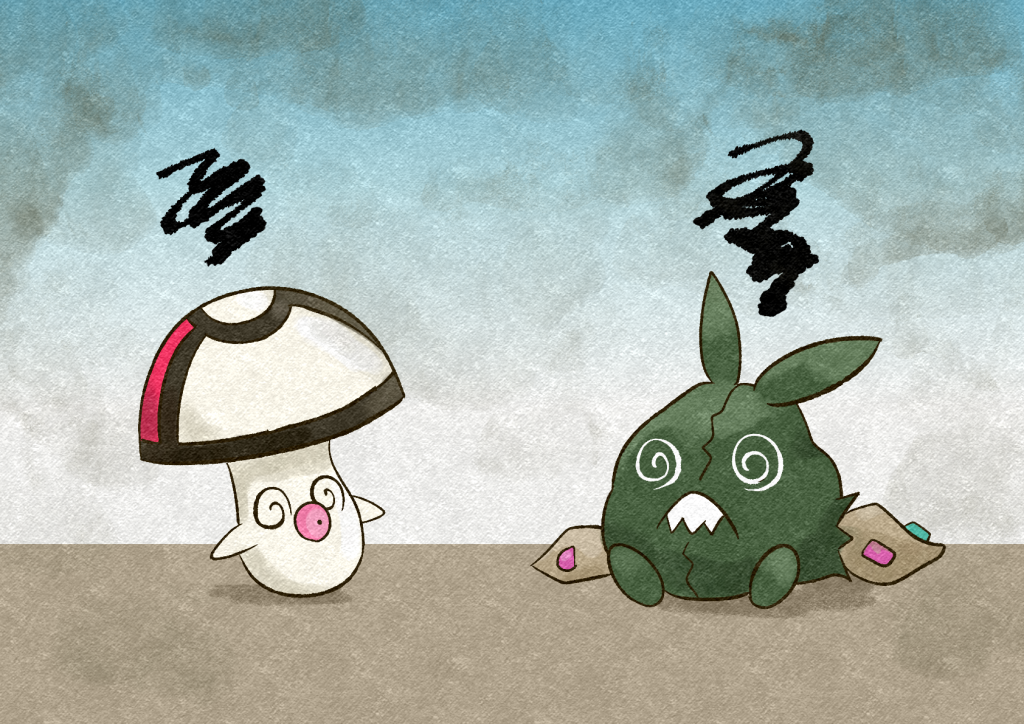 A couple of Poison Pokémon lose consciousness