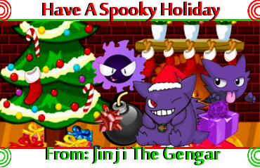 A Christmas Card Image from Jinji - by Phantom0x0